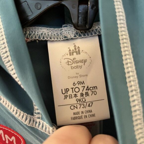 Disney Baby Mickey Mouse Hooded Rashguard Swim Top Boys Size 6-9 Months NWT - Picture 7 of 12